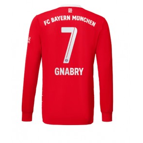 Bayern Munich Serge Gnabry #7 Hemmatröja 2022-23 Långärmad